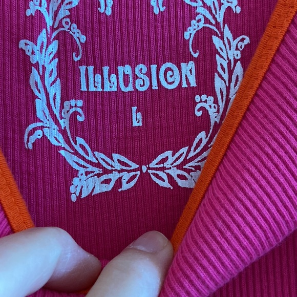 Bright coloured babydoll style top/dress in size L - Picture 3 of 10